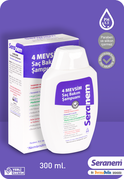 Seranem – 4 Mevsim Saç Bakım Şampuanı (300 ml)